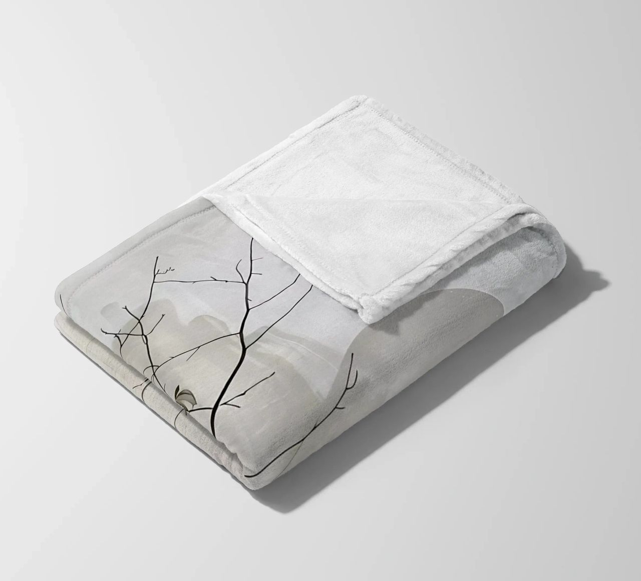 Bianco e design coperta in pile da LaylaOzHome