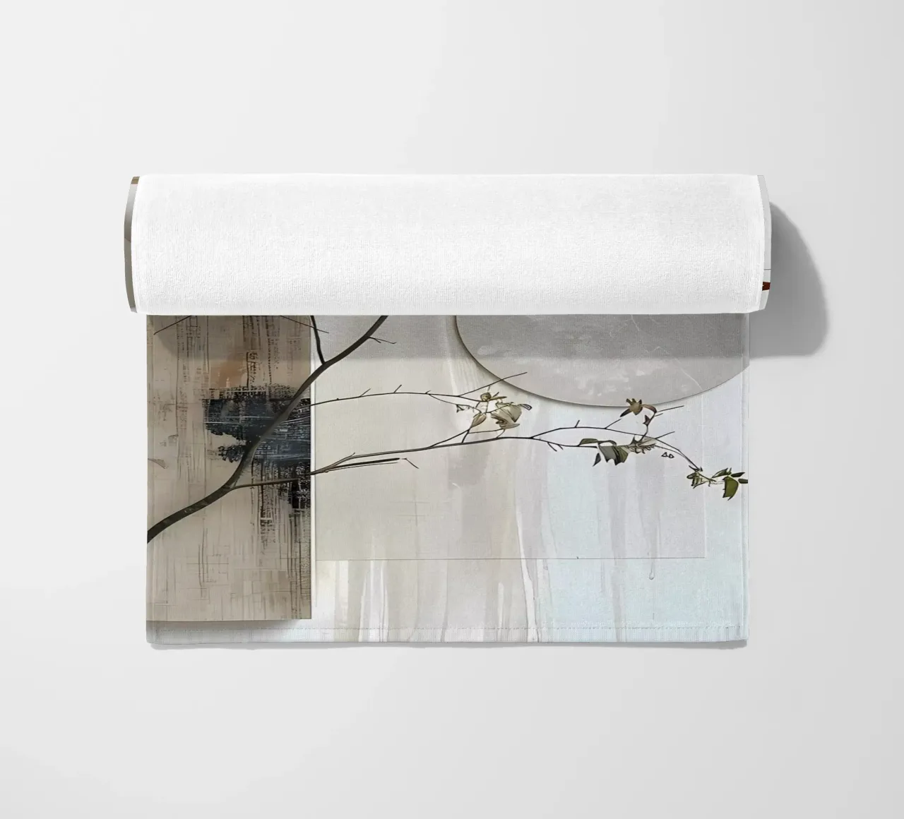 Weiß und Design Strandtuch von LaylaOzHome