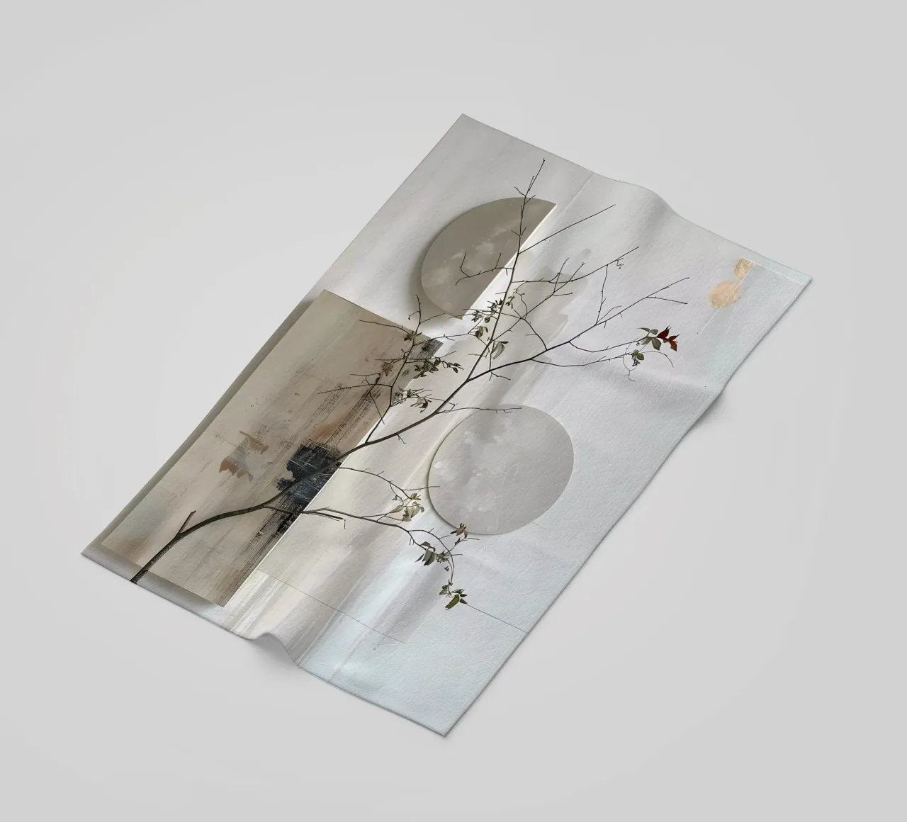 Weiß und Design Strandtuch von LaylaOzHome