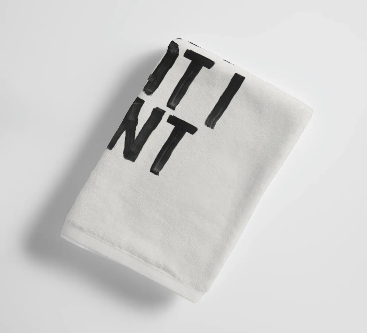 I Do a Thing Called What I Want Typografie Design towel by THE MOTIVATED TYPE
