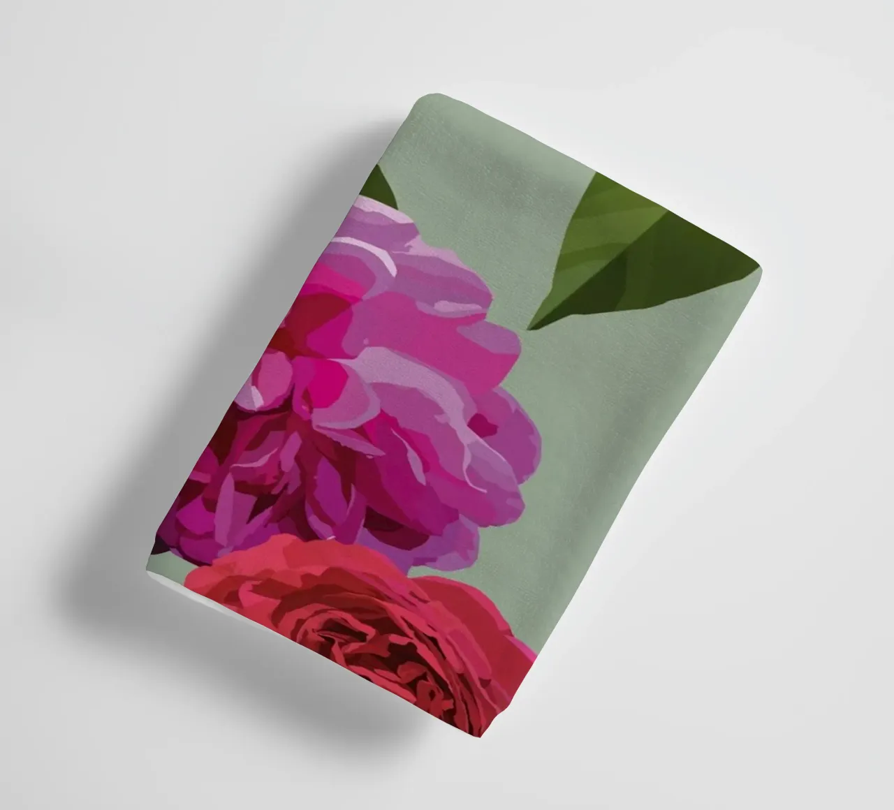Rosen Hellgrün Handtuch von lauragriesch_art