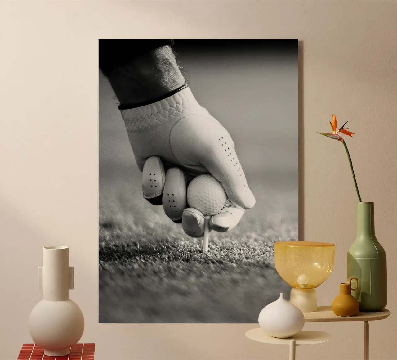 Teeing Up plexiglass da World of Pearce