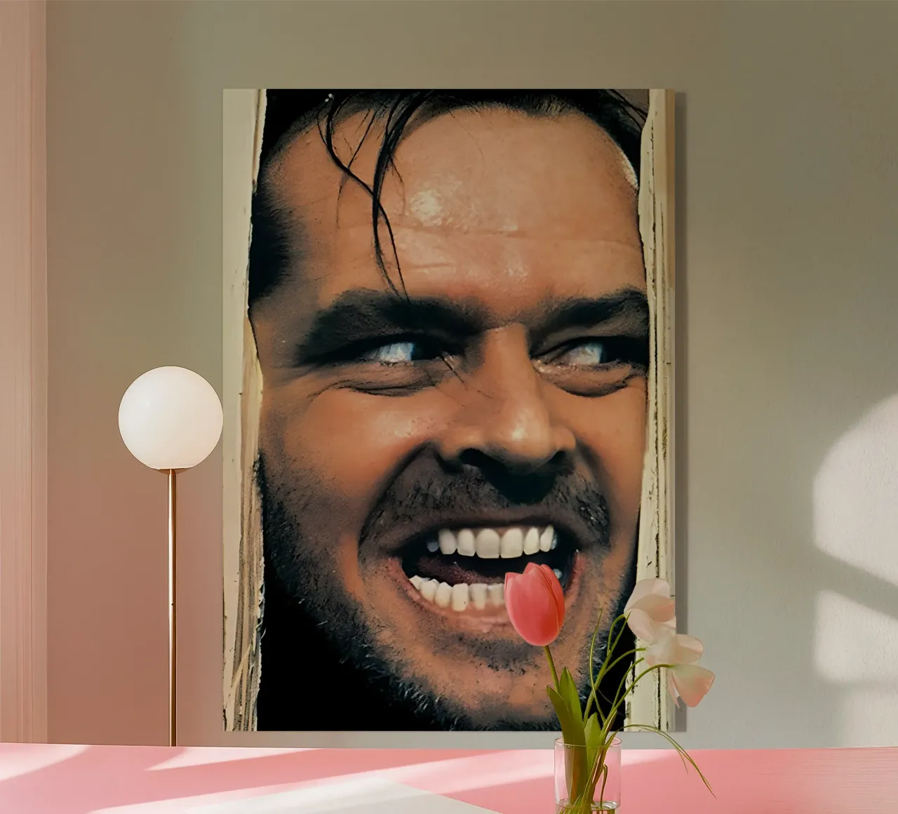 A crazed man plexiglass da Funny Frame Factory