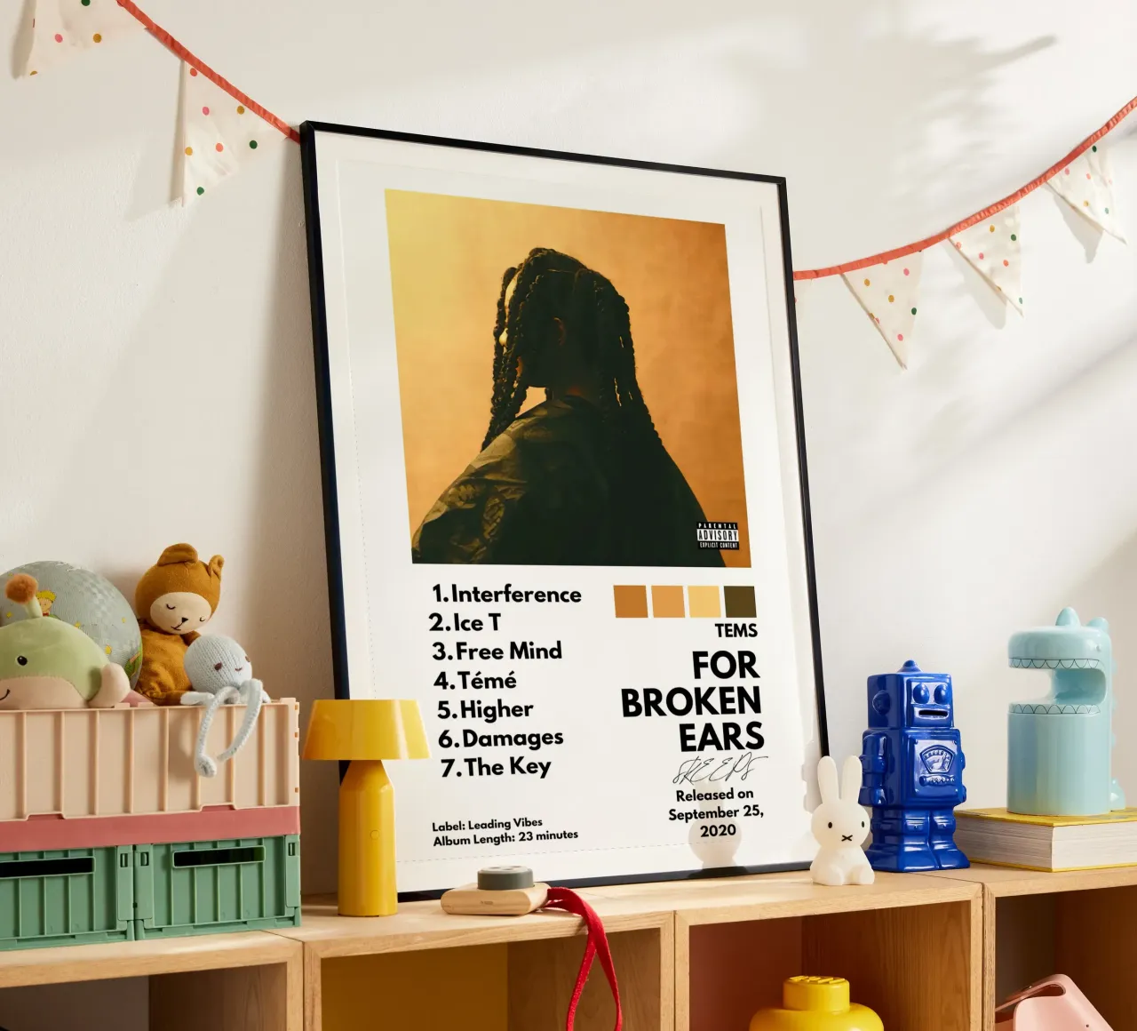 Tems For Broken Ears Tracklists carta hahnemühle da Banda Neira