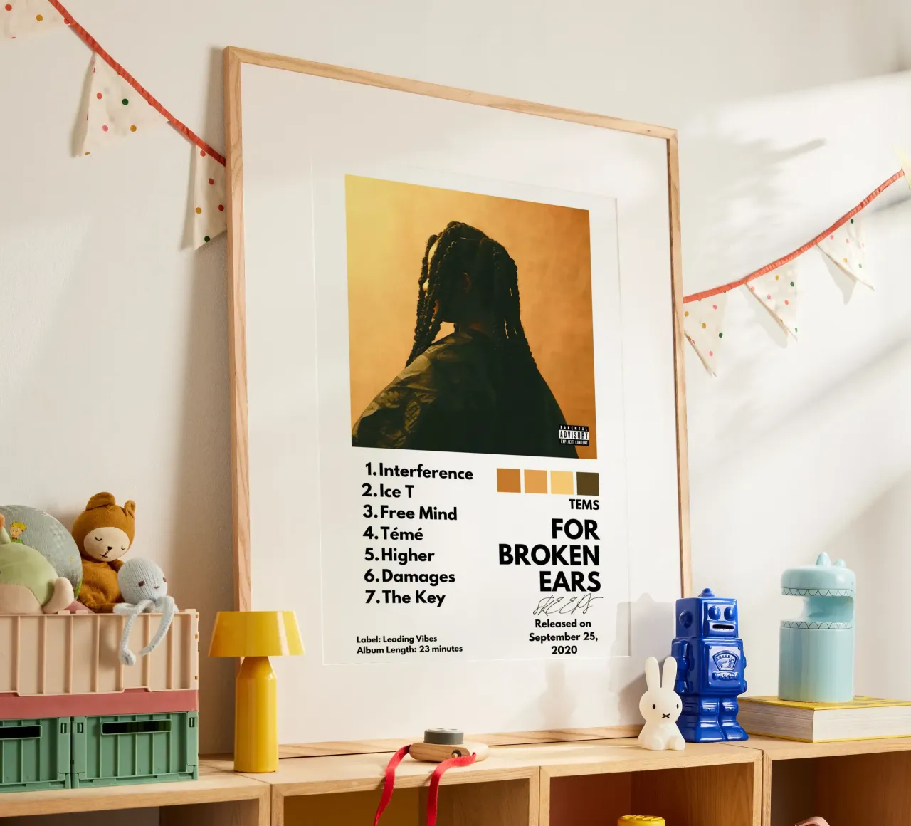 Tems For Broken Ears Tracklists carta hahnemühle da Banda Neira