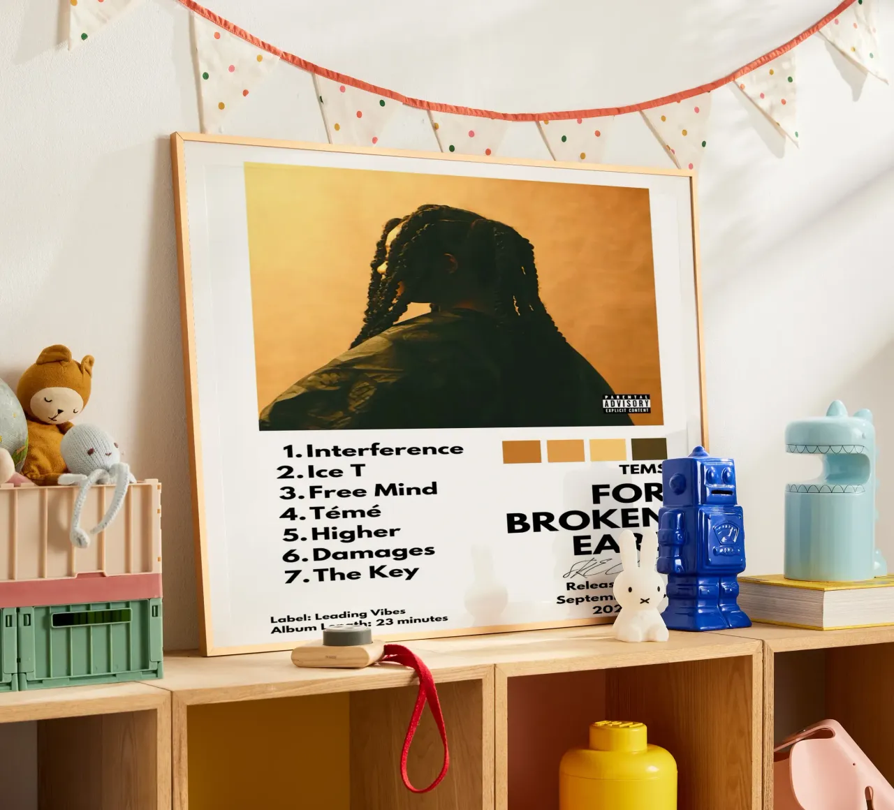 Tems For Broken Ears Tracklists carta hahnemühle da Banda Neira