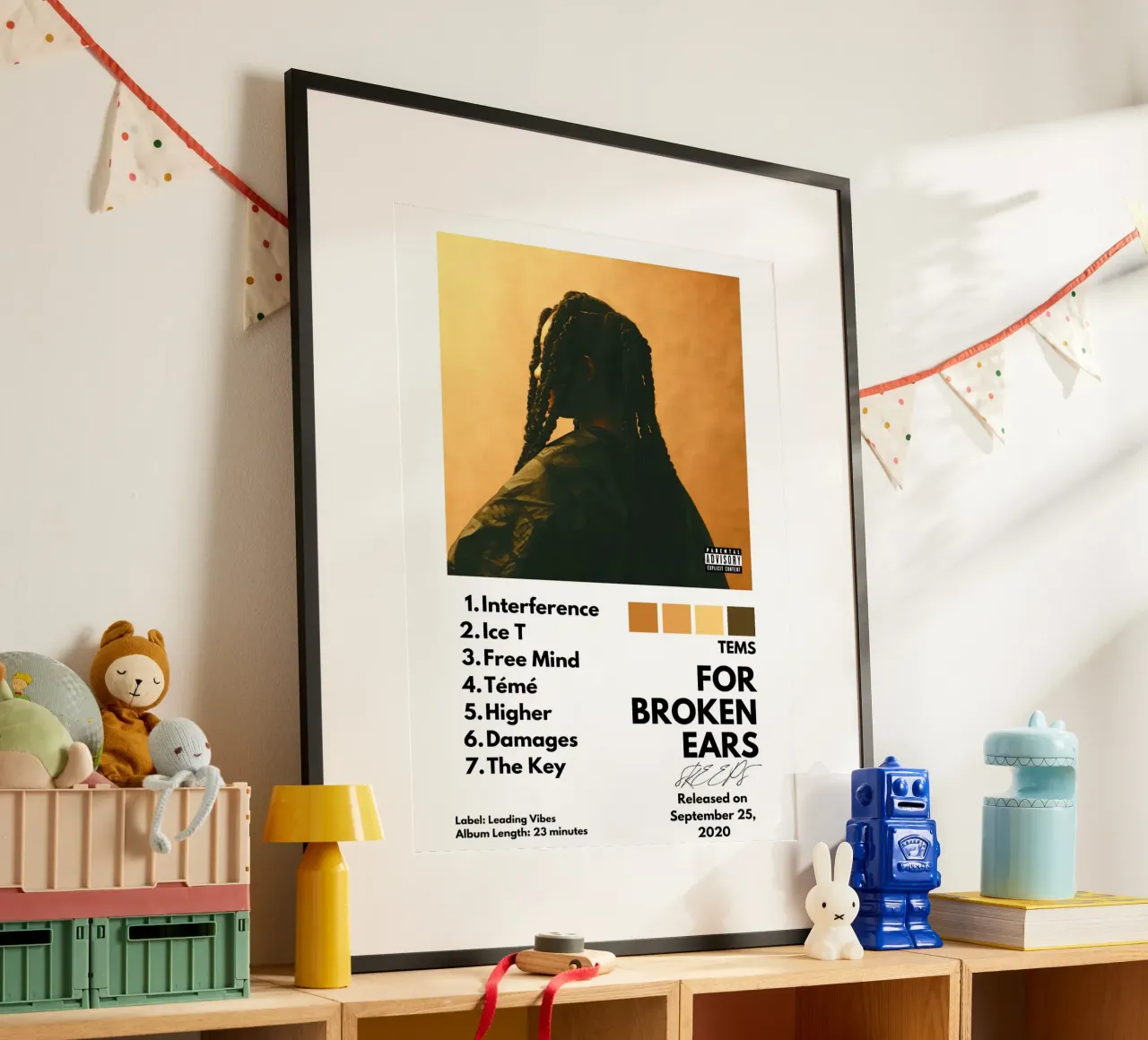 Tems For Broken Ears Tracklists carta hahnemühle da Banda Neira