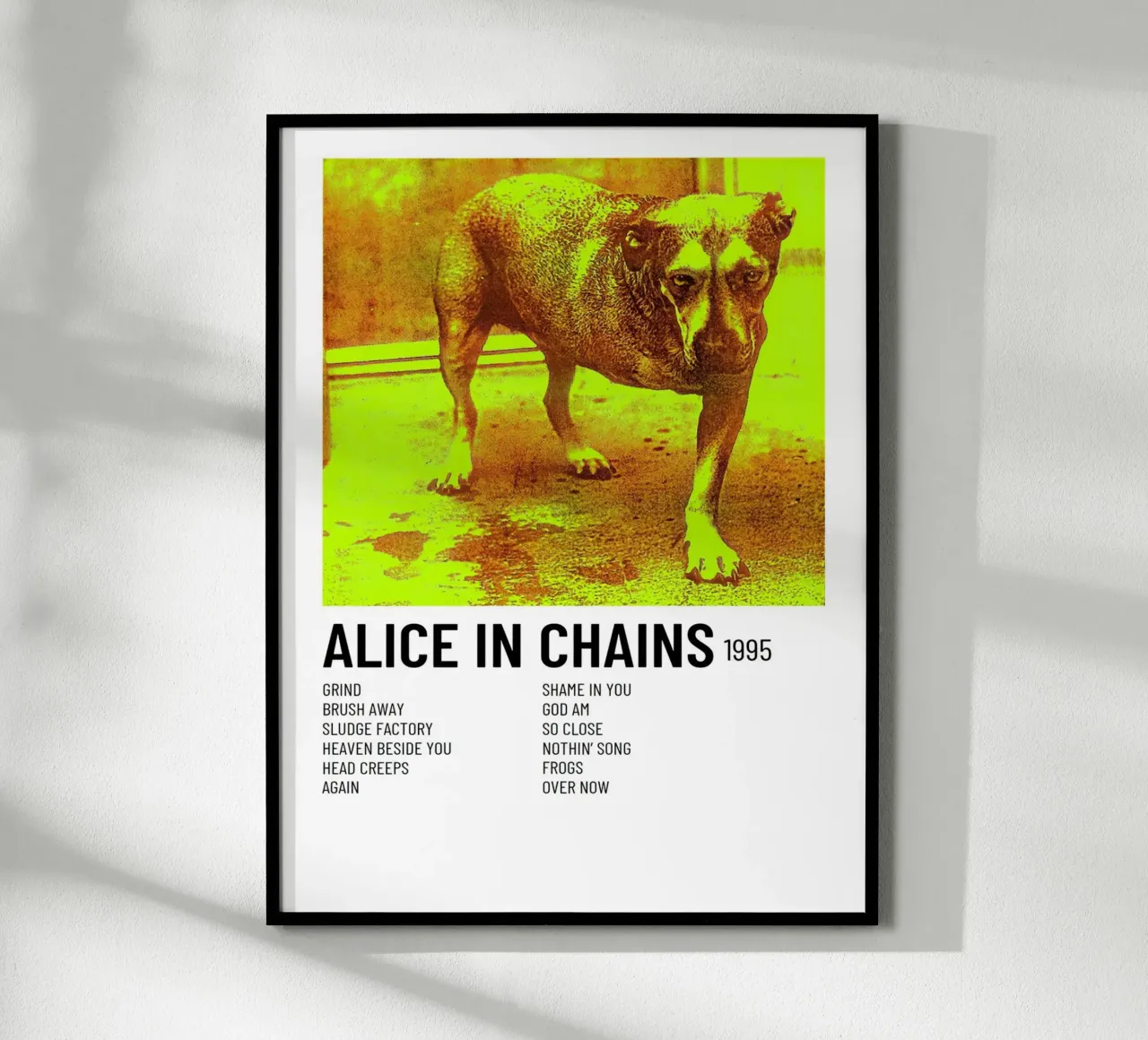 Alice In Chains Tracklists carta hahnemühle da Banda Neira