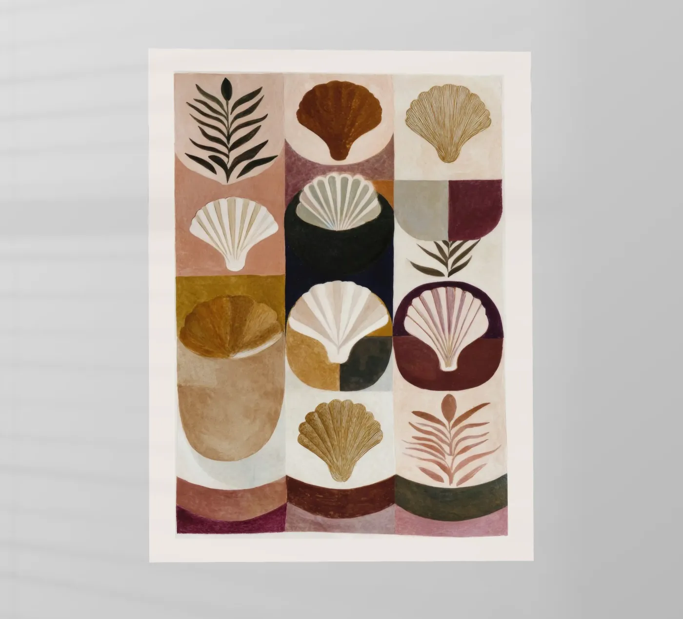 Conchiglie e forme pellicola backlit da M.A.Z.U.N.