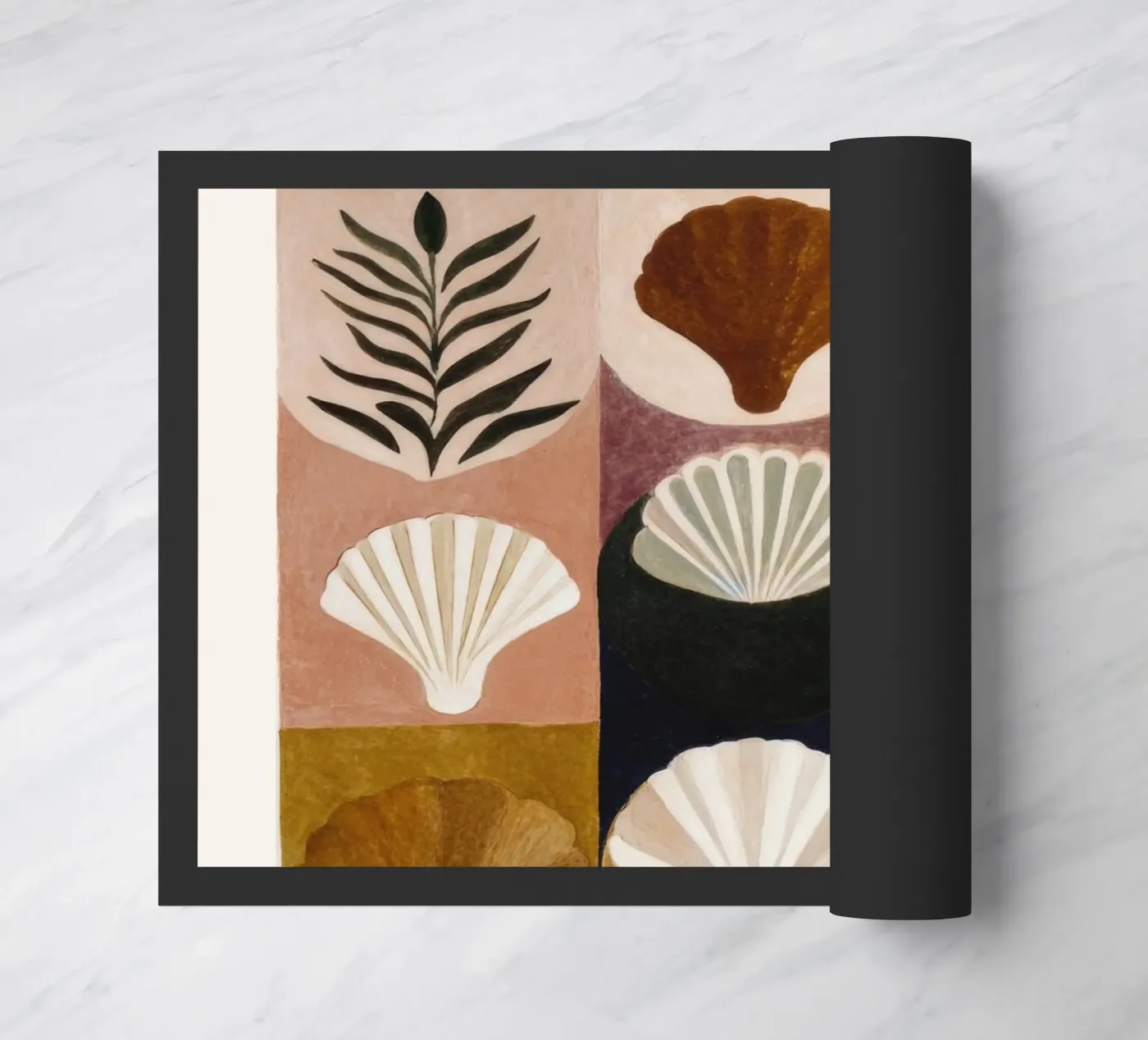 Shells and Forms doormat by M.A.Z.U.N.