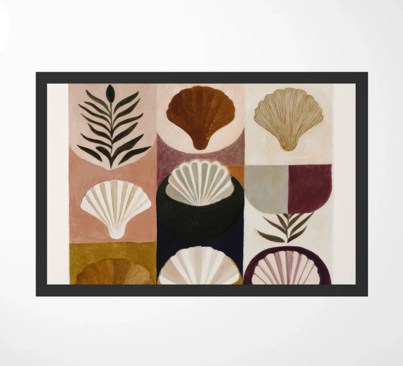 Shells and Forms doormat by M.A.Z.U.N.