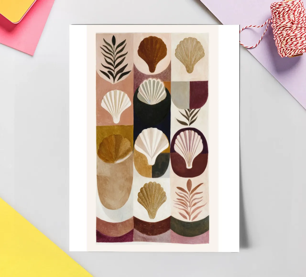 Shells and Forms sticker sheet by M.A.Z.U.N.