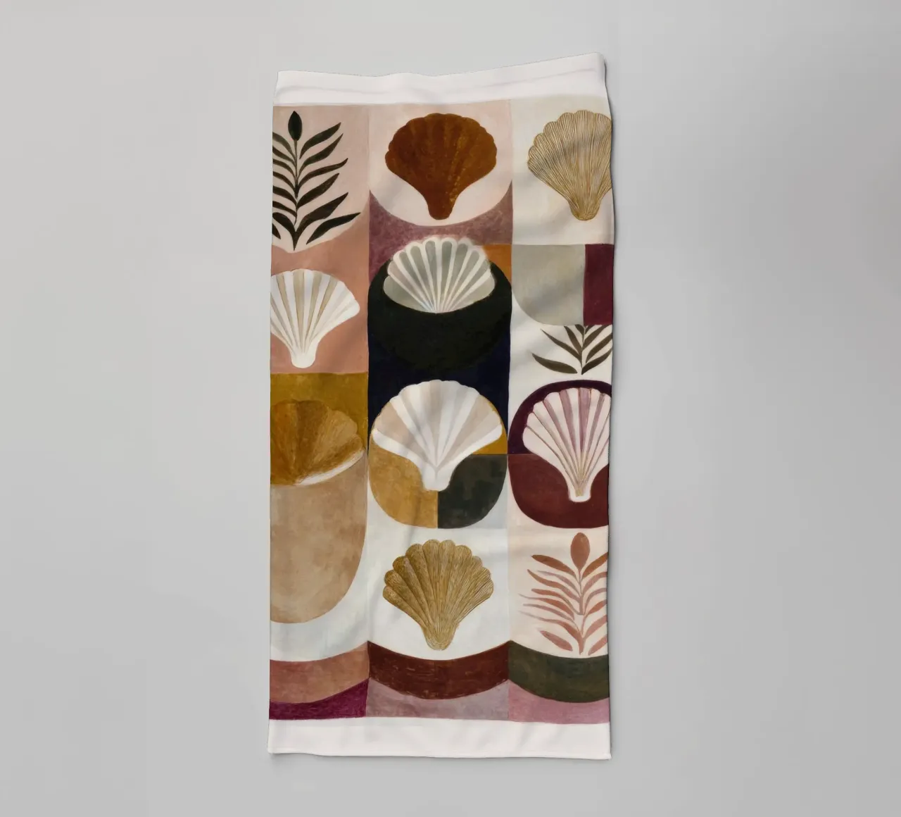 Shells and Forms towel by M.A.Z.U.N.