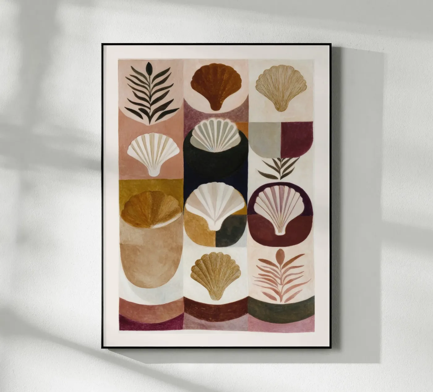 Schelpen en vormen acryl van M.A.Z.U.N.