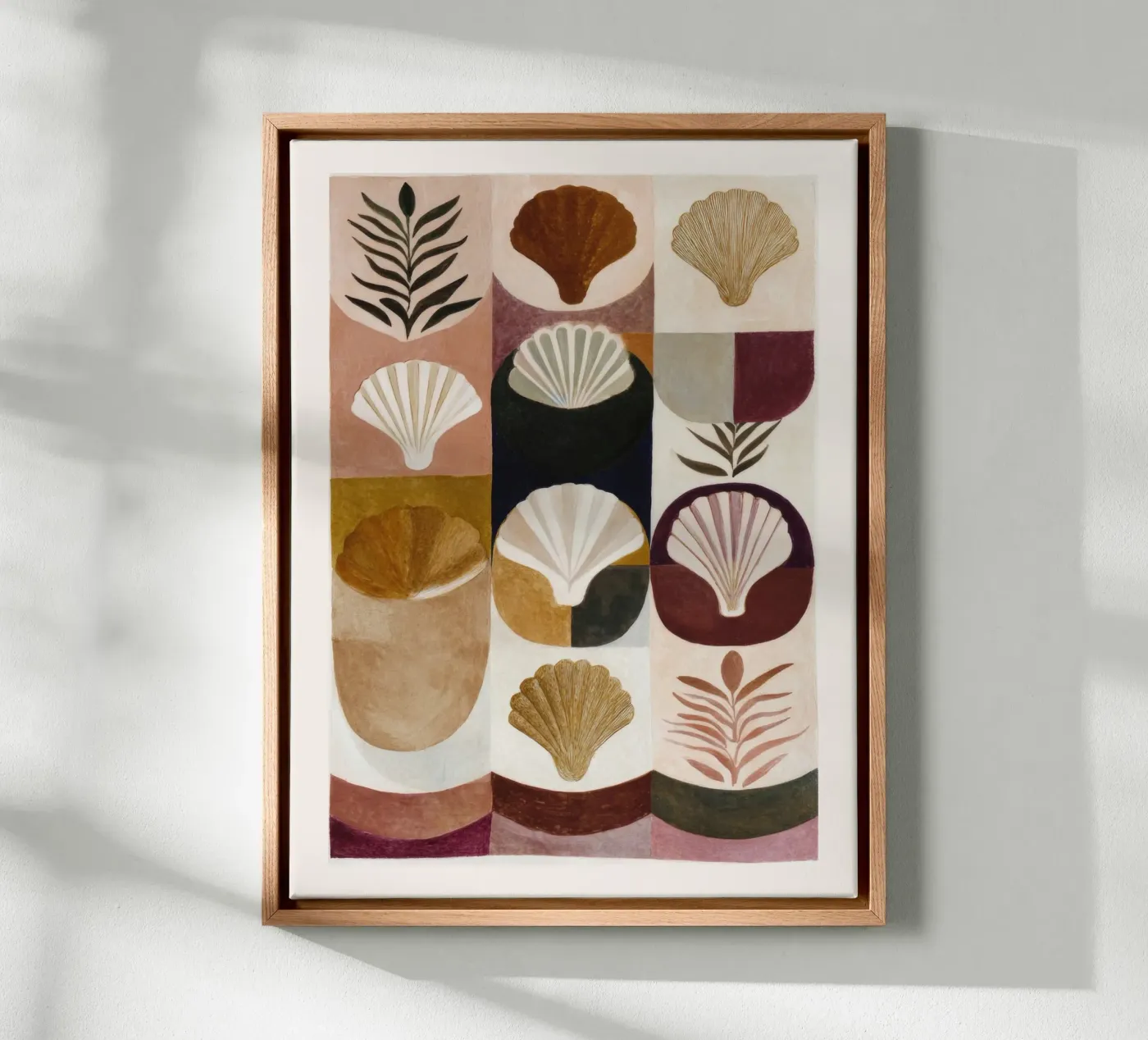 Shells and Forms canvas by M.A.Z.U.N.