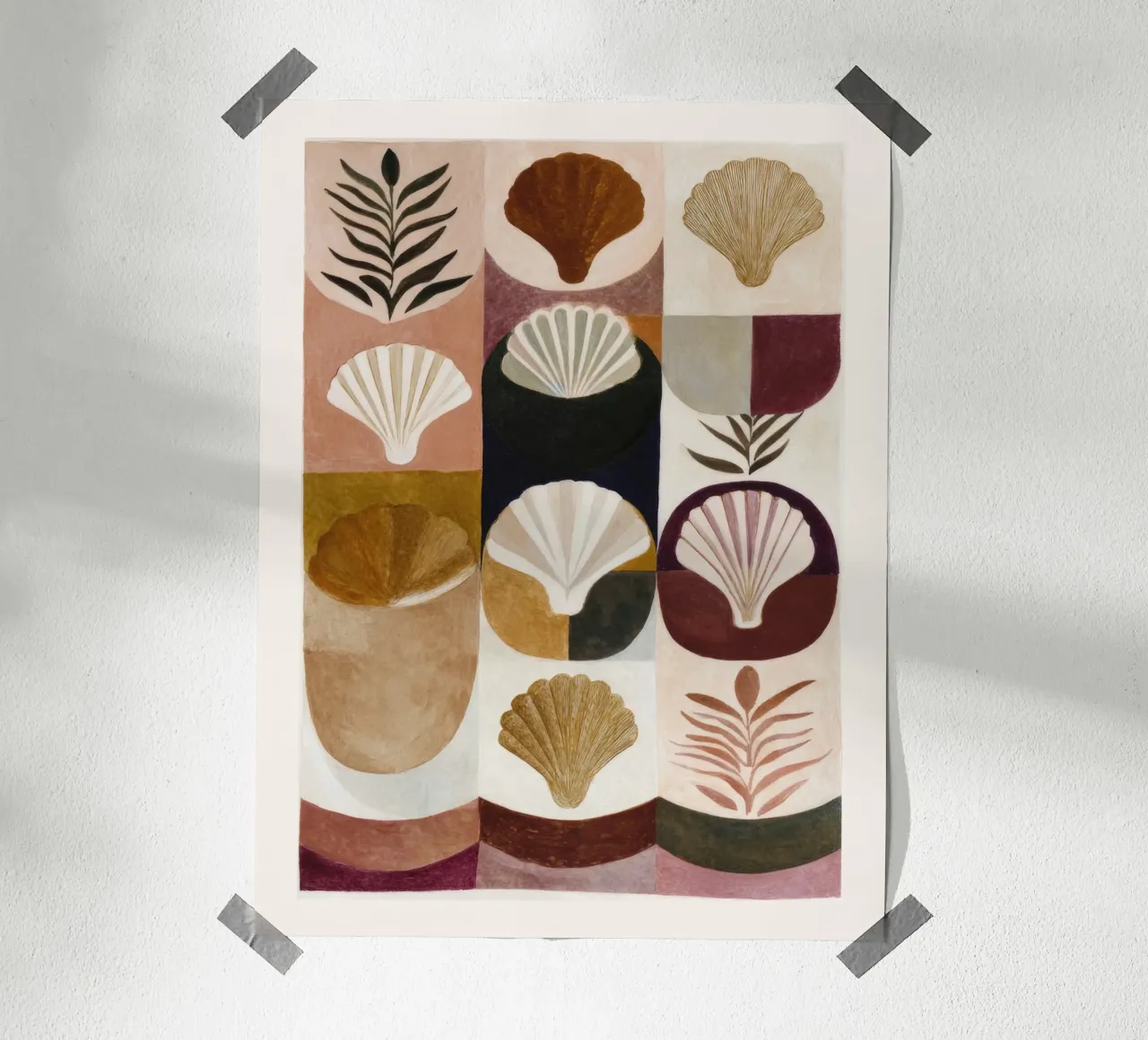 Conchiglie e forme poster da M.A.Z.U.N.