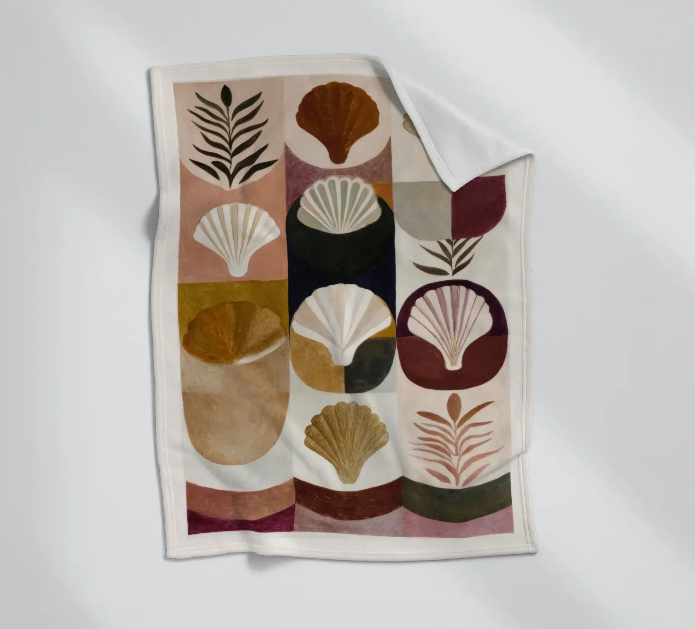 Shells and Forms fleece blanket by M.A.Z.U.N.