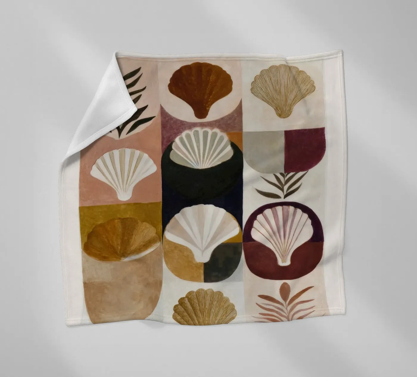Shells and Forms fleece blanket by M.A.Z.U.N.