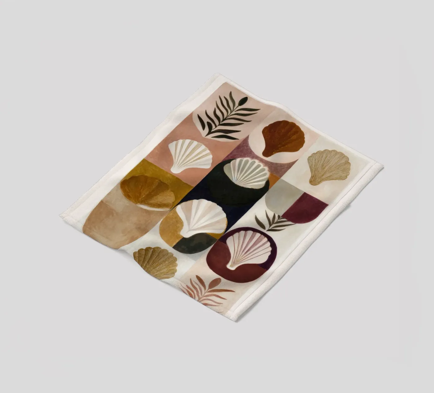 Shells and Forms fleece blanket by M.A.Z.U.N.