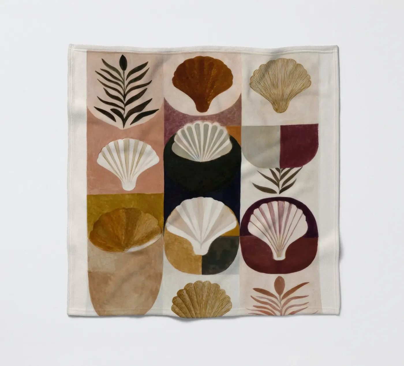 Shells and Forms fleece blanket by M.A.Z.U.N.