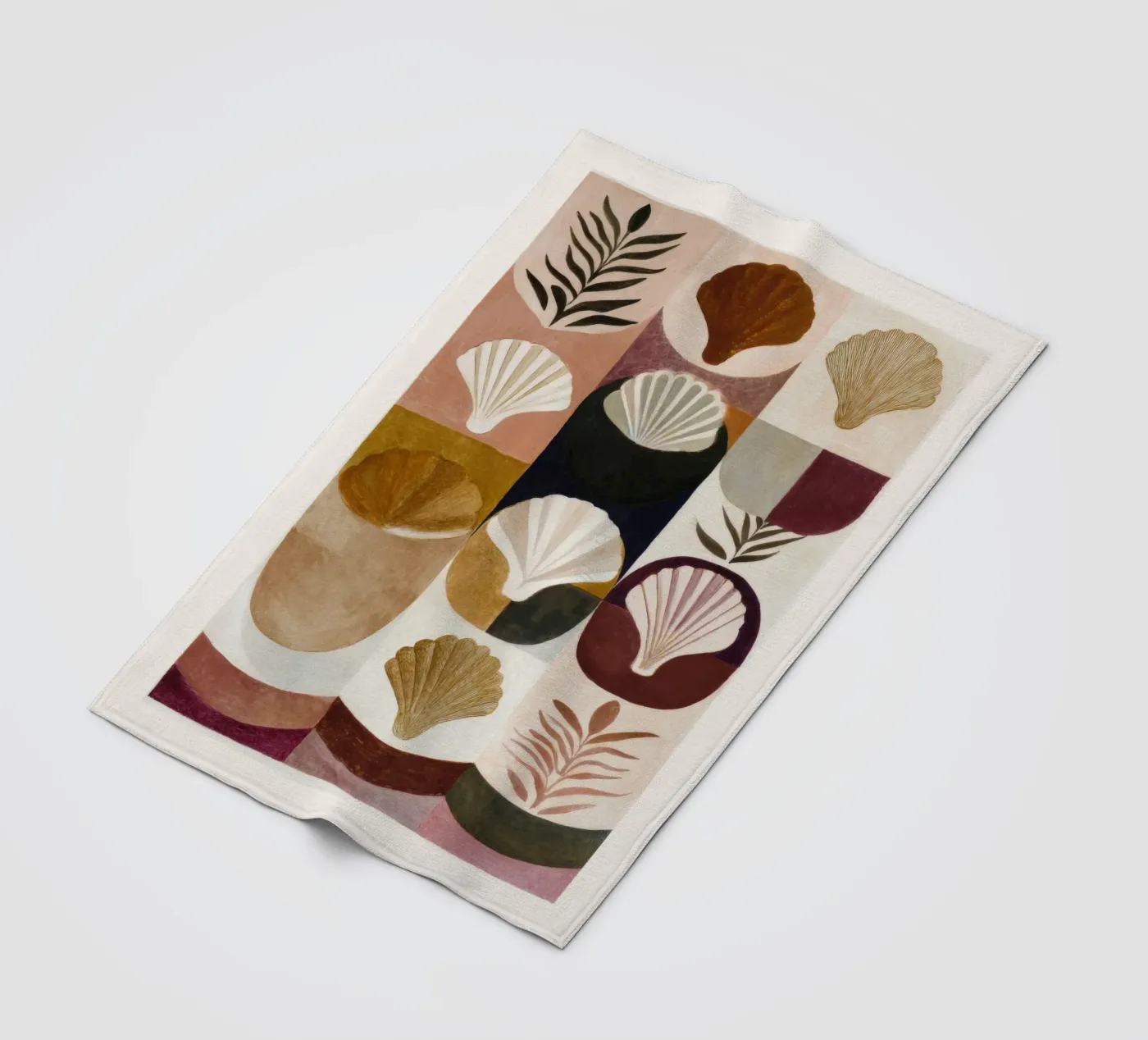 Shells and Forms fleece blanket by M.A.Z.U.N.