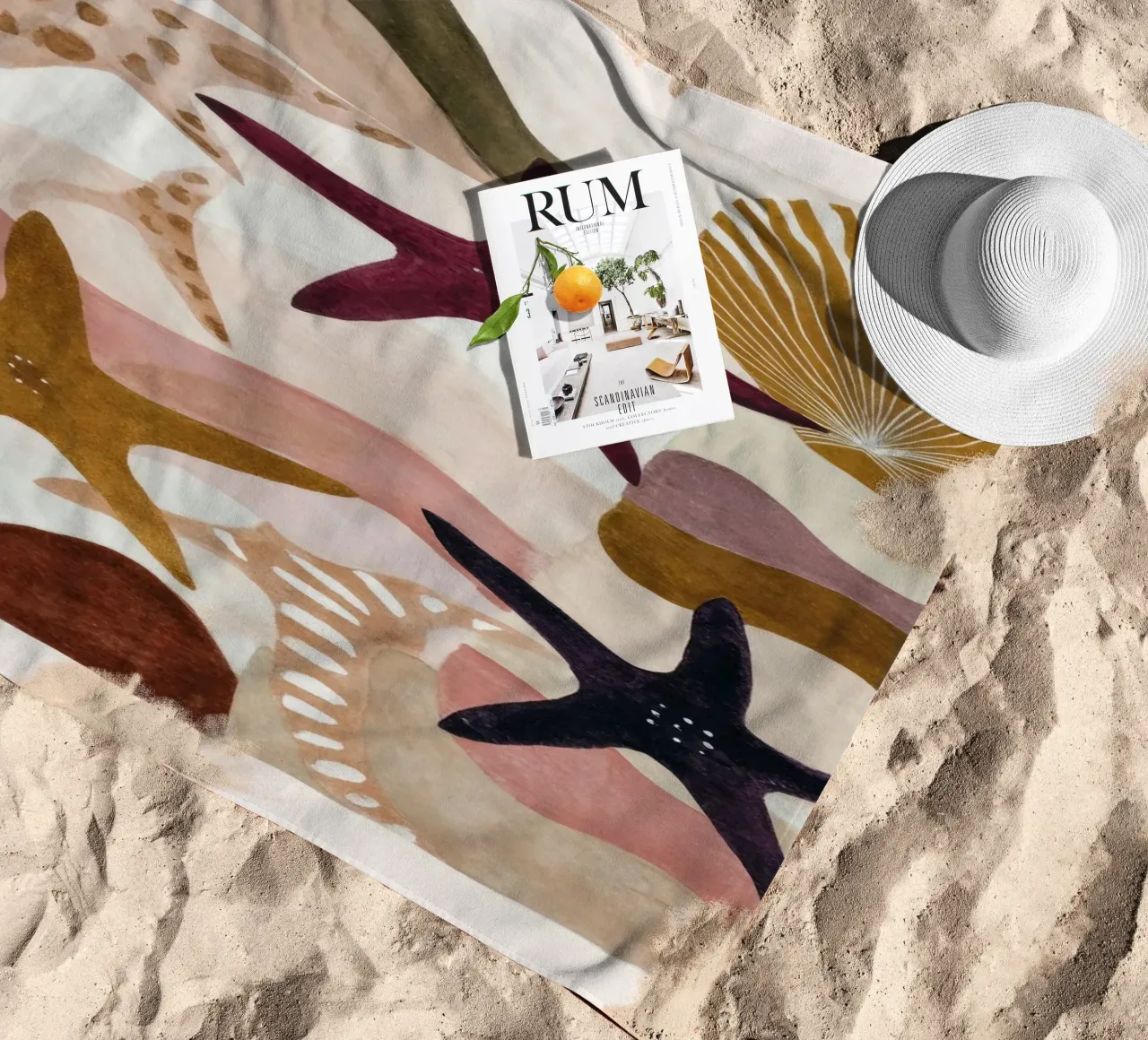 Stelle e forme telo mare da M.A.Z.U.N.