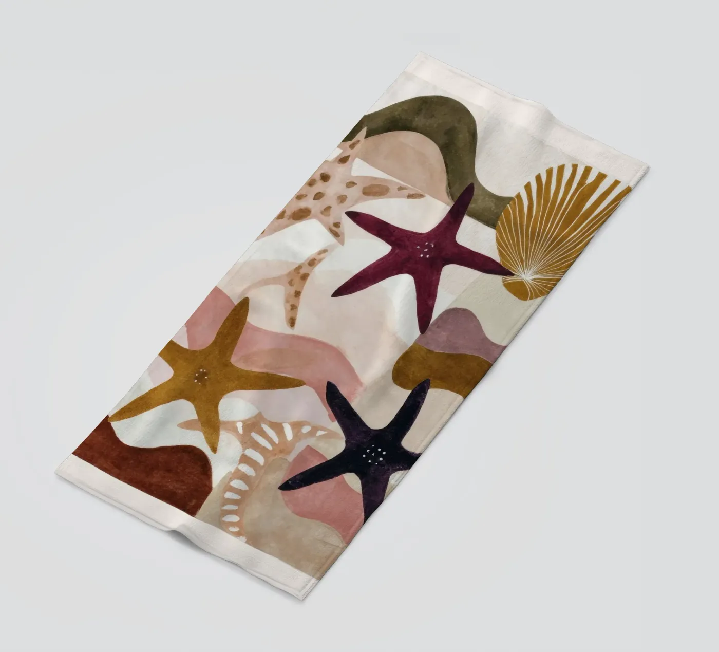 Étoiles de mer et formes serviette de plage de M.A.Z.U.N.