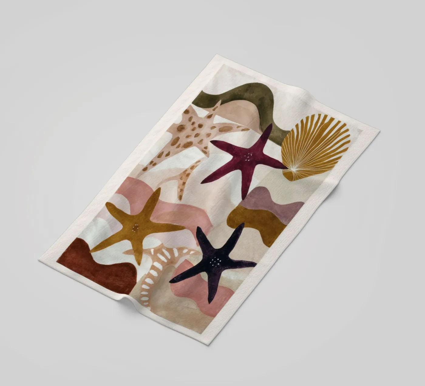 Étoiles de mer et formes serviette de plage de M.A.Z.U.N.