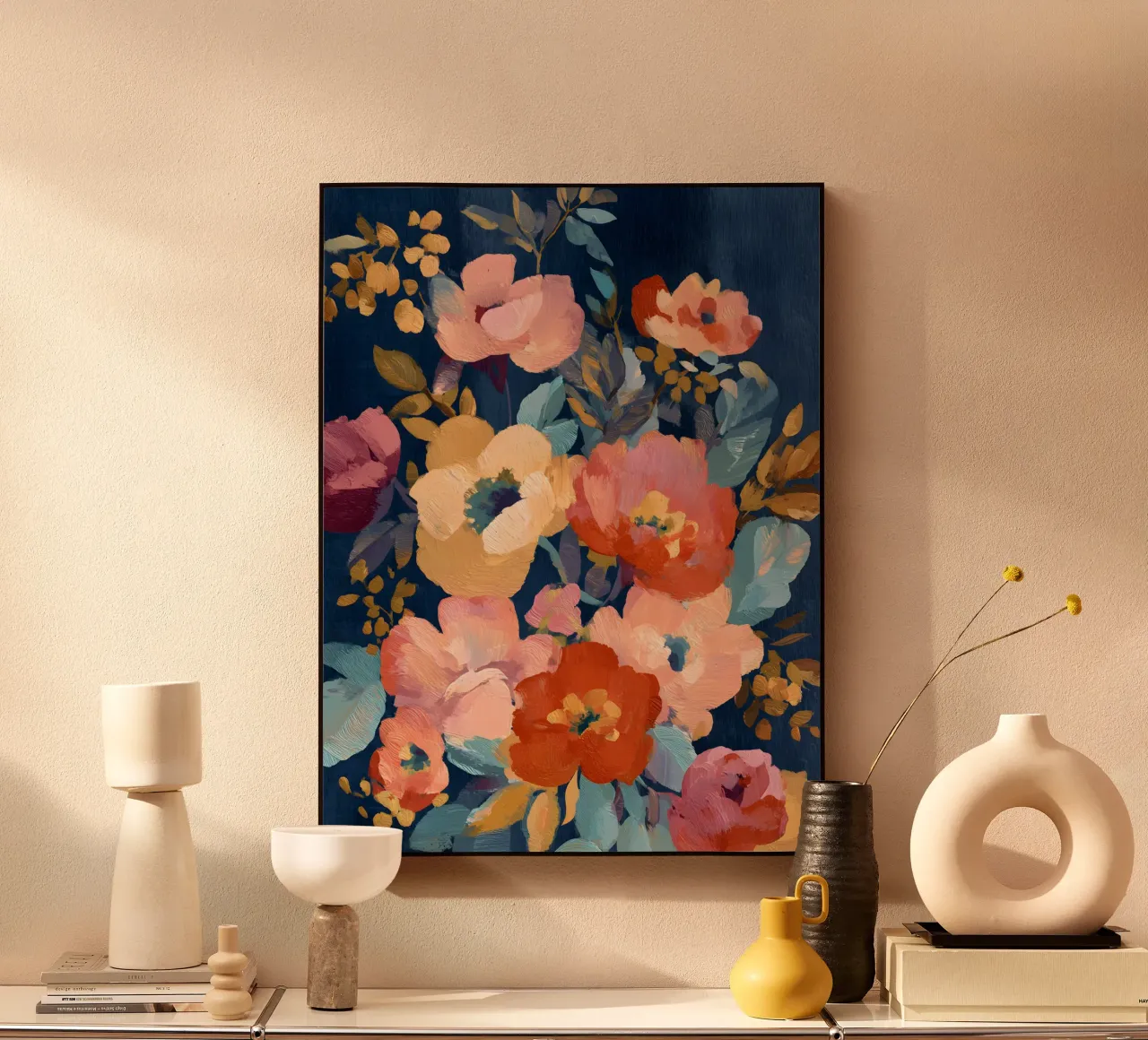 Midnight Bloom Harmony plexiglass da The Floralist