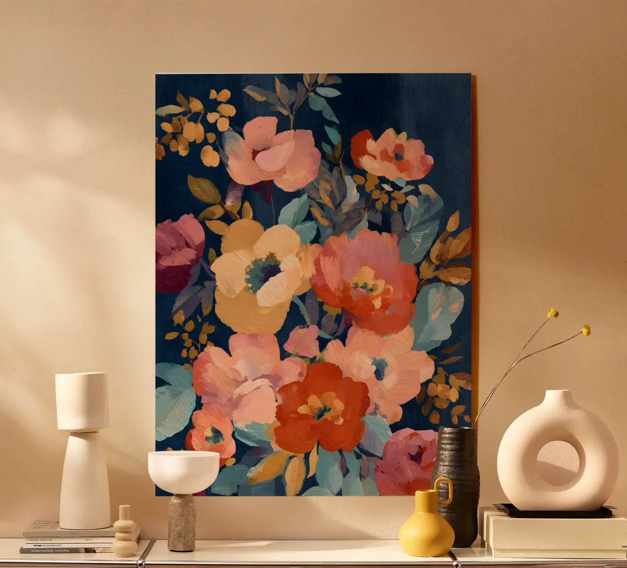 Midnight Bloom Harmony plexiglass da The Floralist