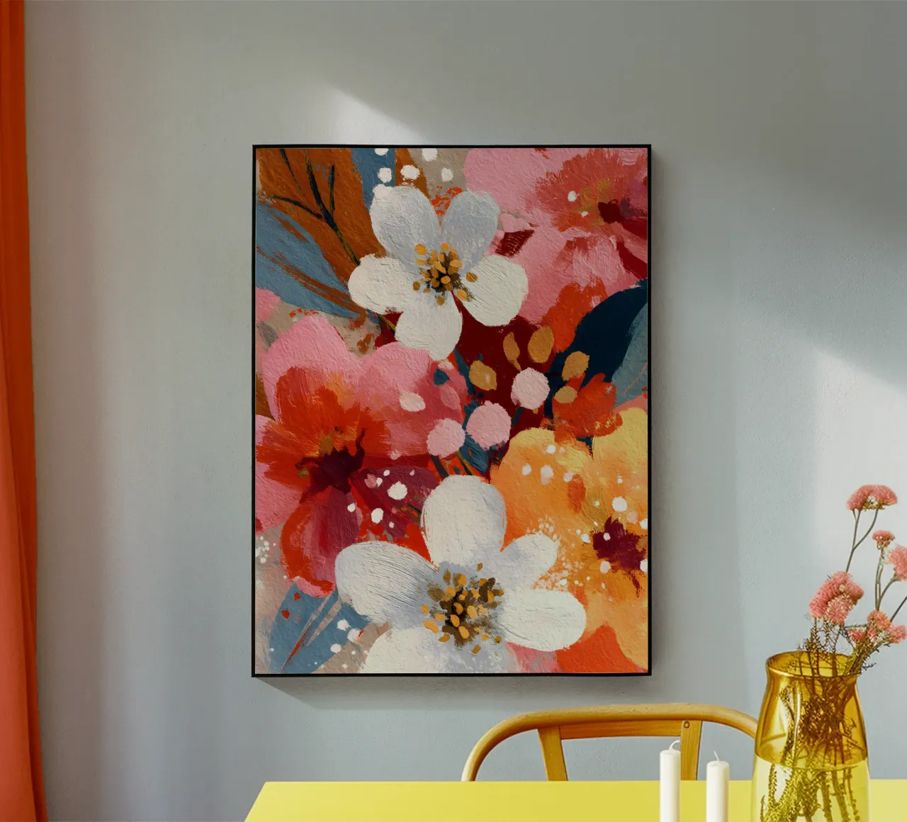 Amber Petals plexiglass da The Floralist