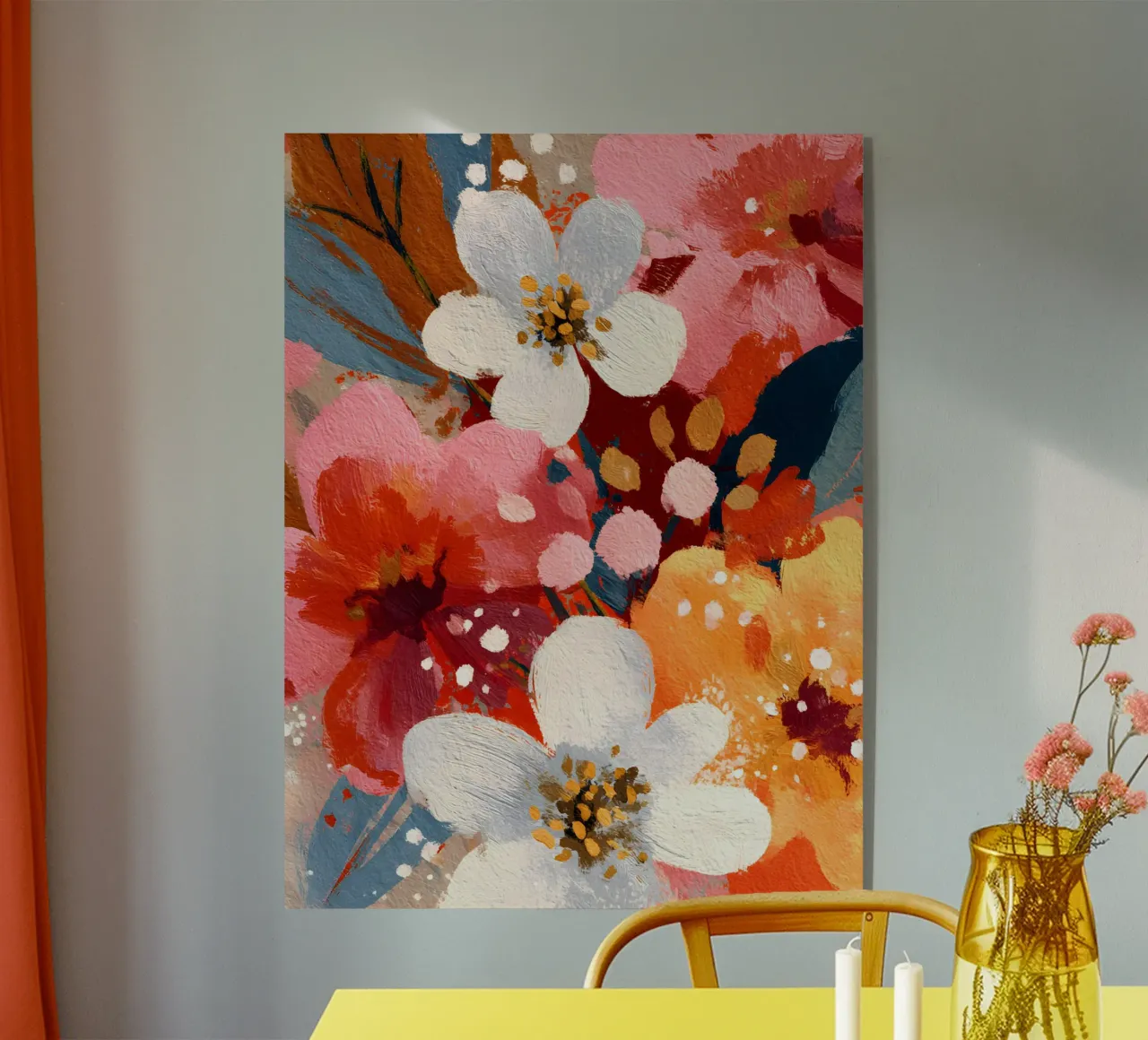 Amber Petals plexiglass da The Floralist