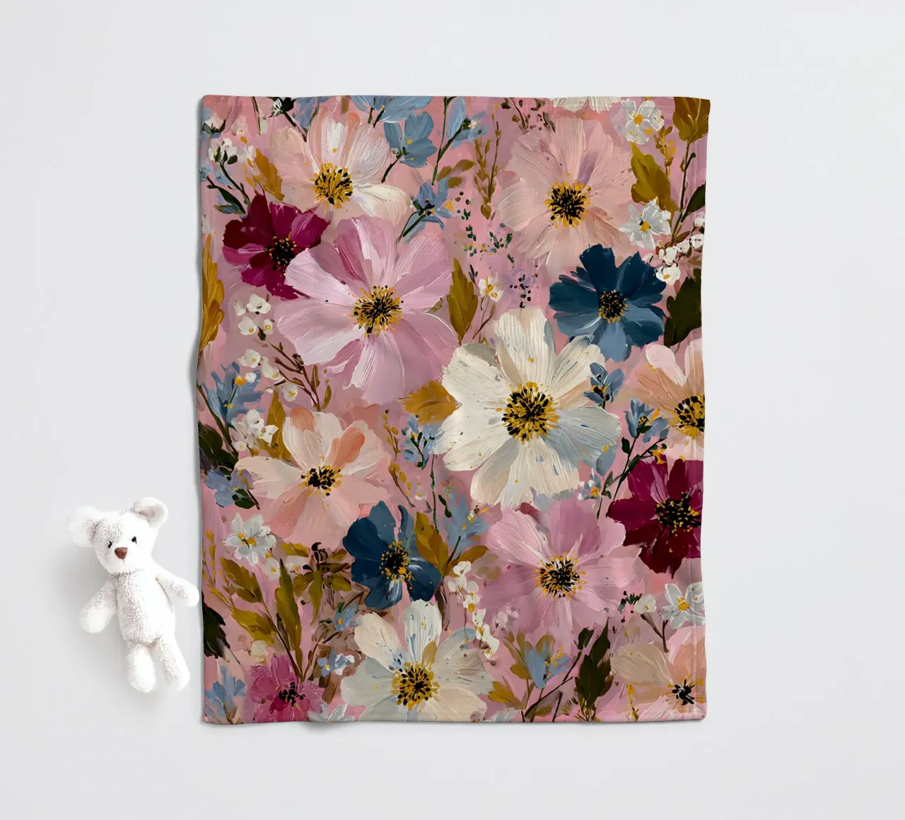 Spring Whispers coperta in pile da The Floralist