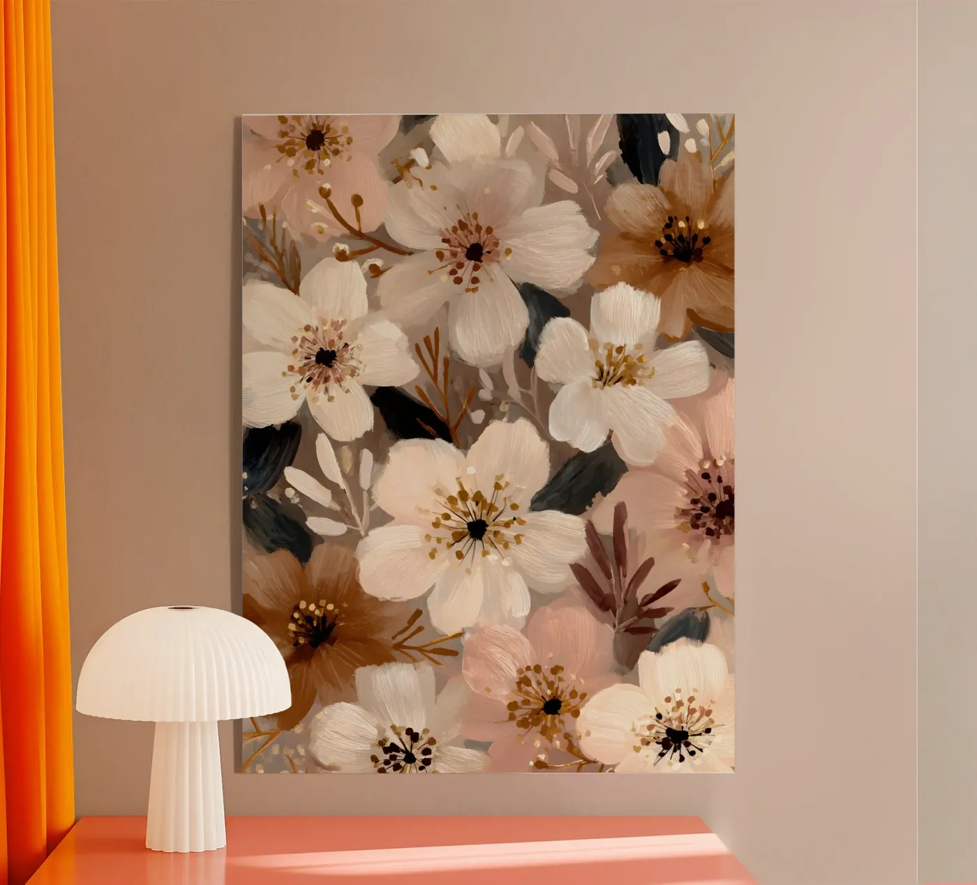 Soft Earth Petals plexiglass da The Floralist