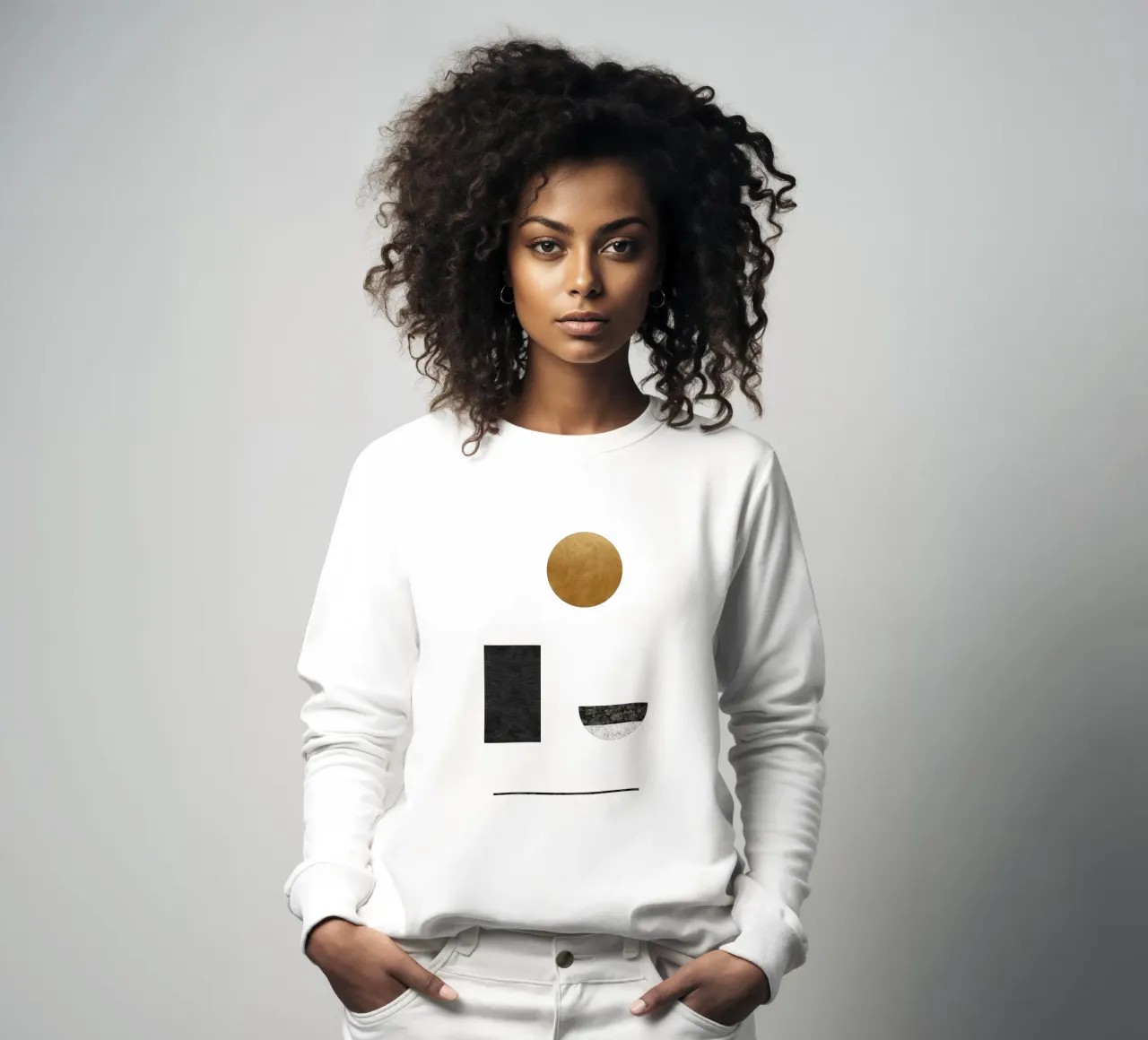 Geométrica abstracta I sudadera de Orara Studio