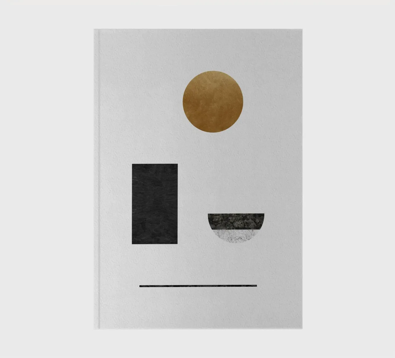 Abstract Geometric I notebook by Orara Studio