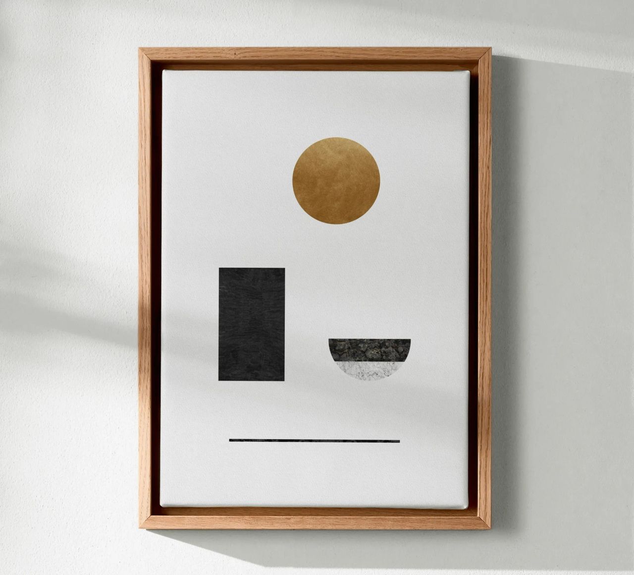 Abstract geometrisch I canvas van Orara Studio