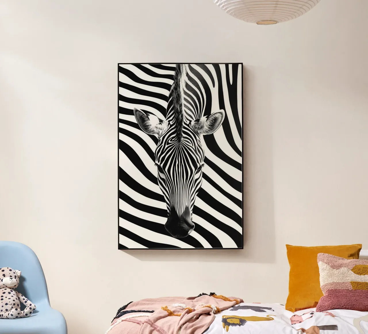 Ritratto di zebra plexiglass da Autofocus