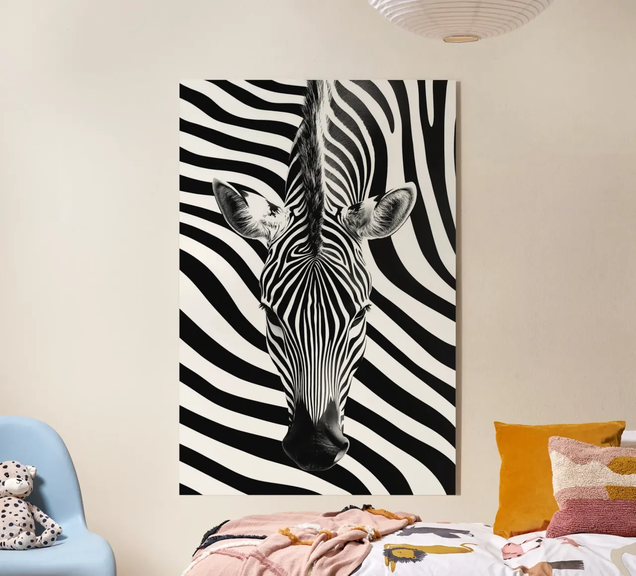 Ritratto di zebra plexiglass da Autofocus