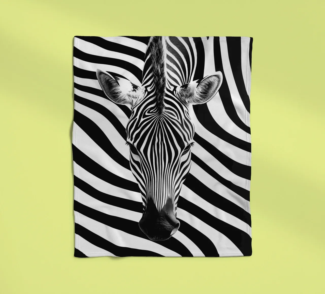 Ritratto di zebra coperta in pile da Autofocus