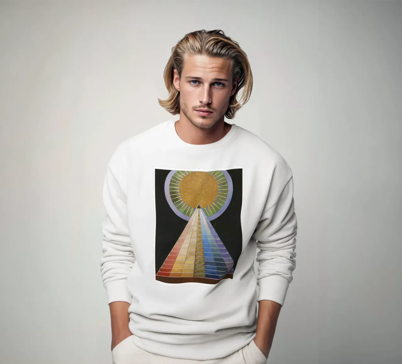 "Retable n° 1, groupe X" (1907) de Hilma af Klint sweat de Chérie Prints