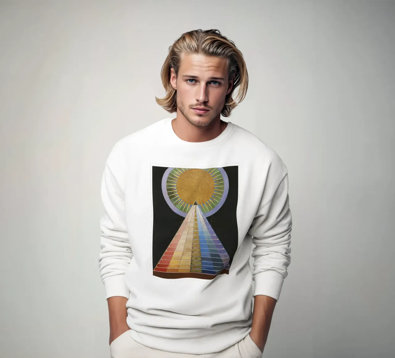 "Retable n° 1, groupe X" (1907) de Hilma af Klint sweat de Chérie Prints