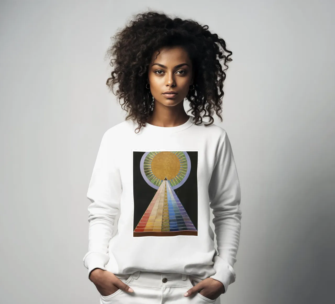 "Retable n° 1, groupe X" (1907) de Hilma af Klint sweat de Chérie Prints