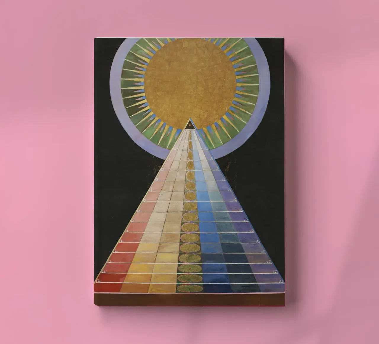 "Retable n° 1, groupe X" (1907) de Hilma af Klint carnet de notes de Chérie Prints