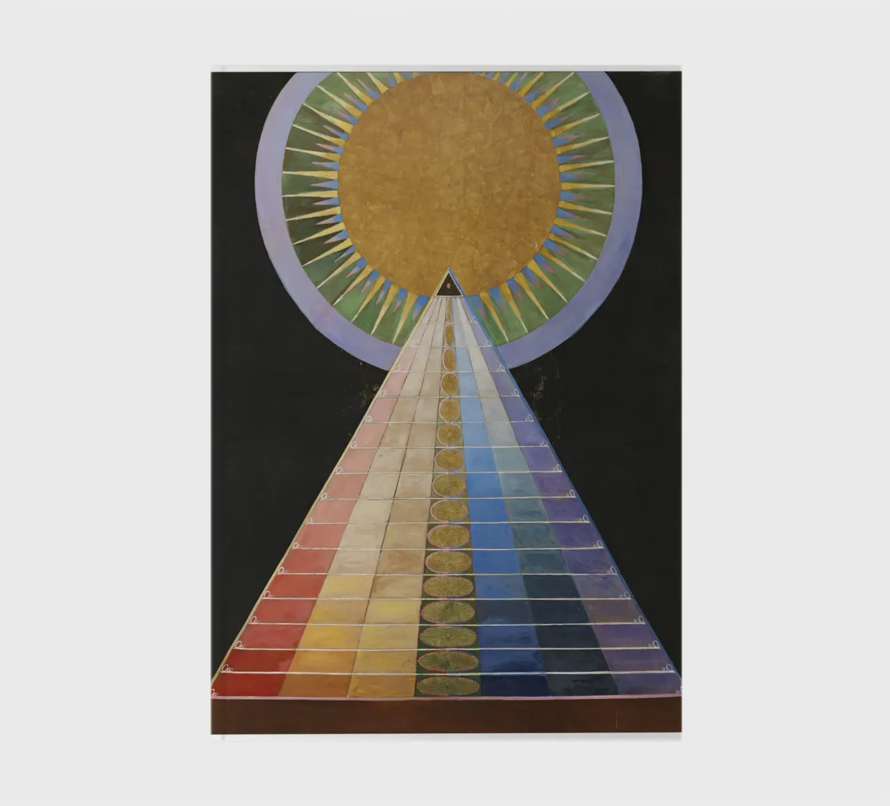 "Retable n° 1, groupe X" (1907) de Hilma af Klint carnet de notes de Chérie Prints