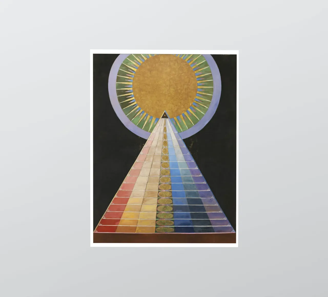 "Retable n° 1, groupe X" (1907) de Hilma af Klint autocollant de Chérie Prints