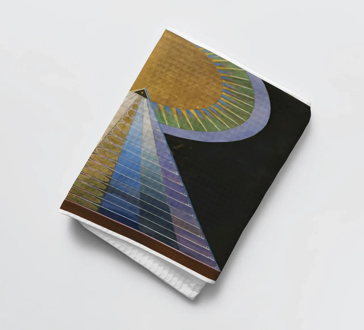 "Retable n° 1, groupe X" (1907) de Hilma af Klint torchon de Chérie Prints