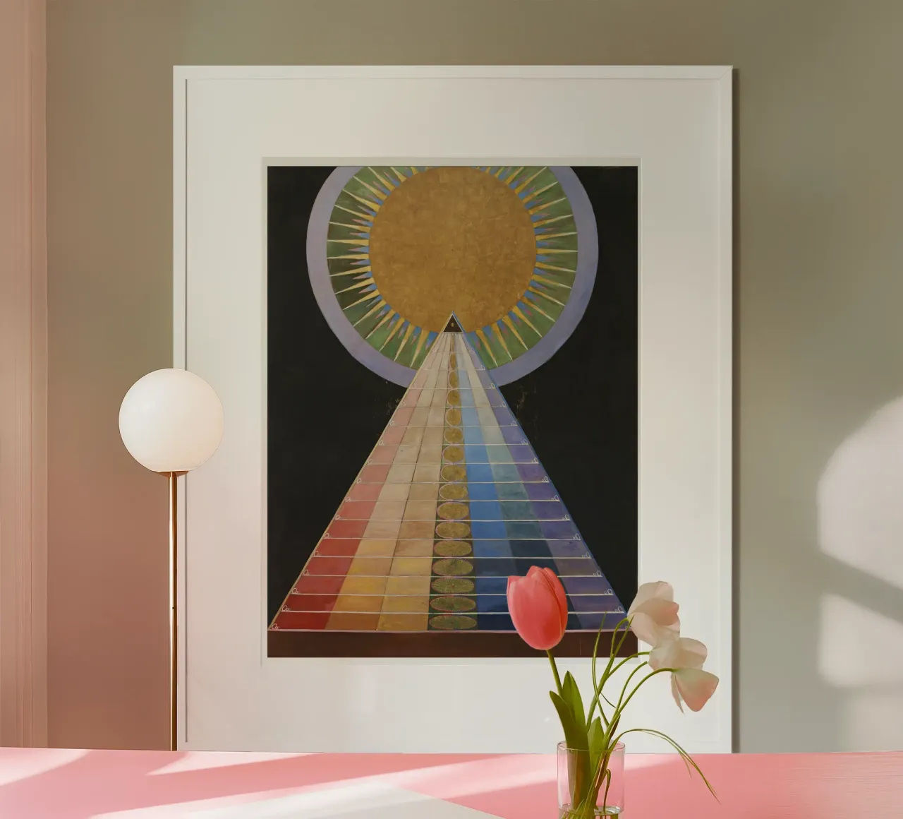 "Retable n° 1, groupe X" (1907) de Hilma af Klint hahnemühle de Chérie Prints
