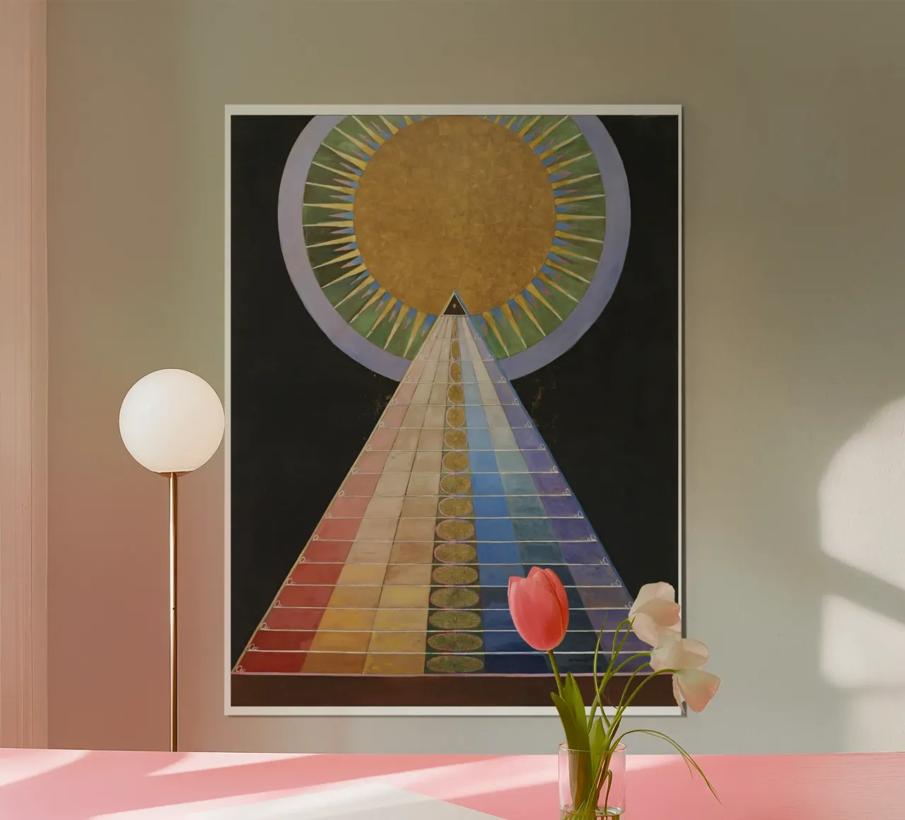 "Retable n° 1, groupe X" (1907) de Hilma af Klint hahnemühle de Chérie Prints