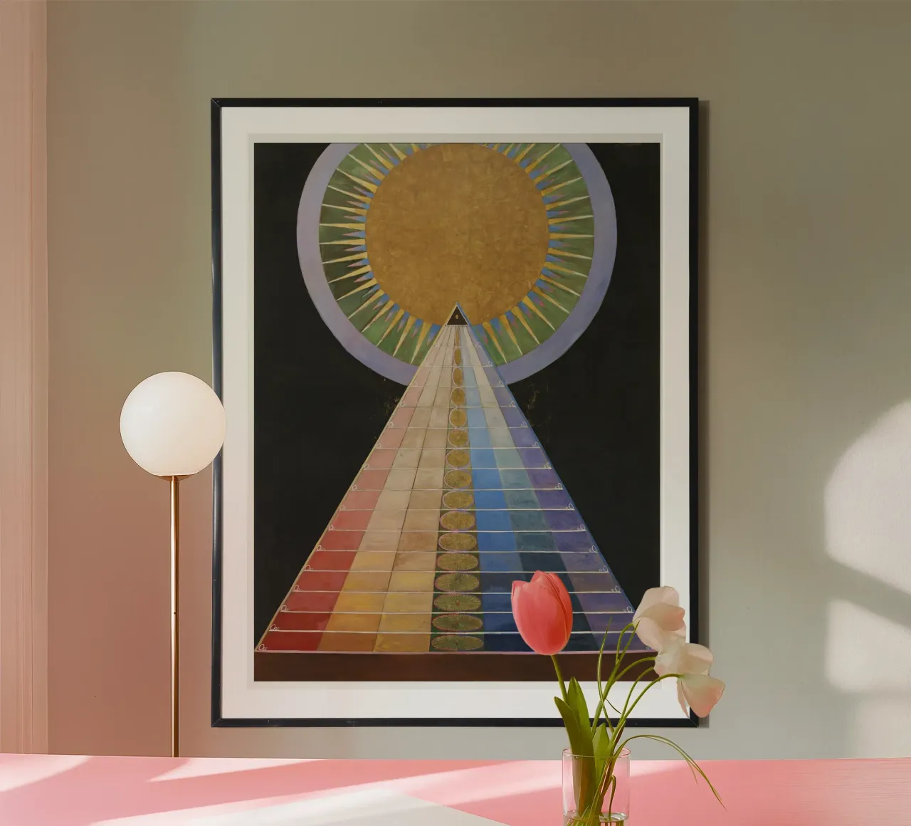 "Retable n° 1, groupe X" (1907) de Hilma af Klint hahnemühle de Chérie Prints